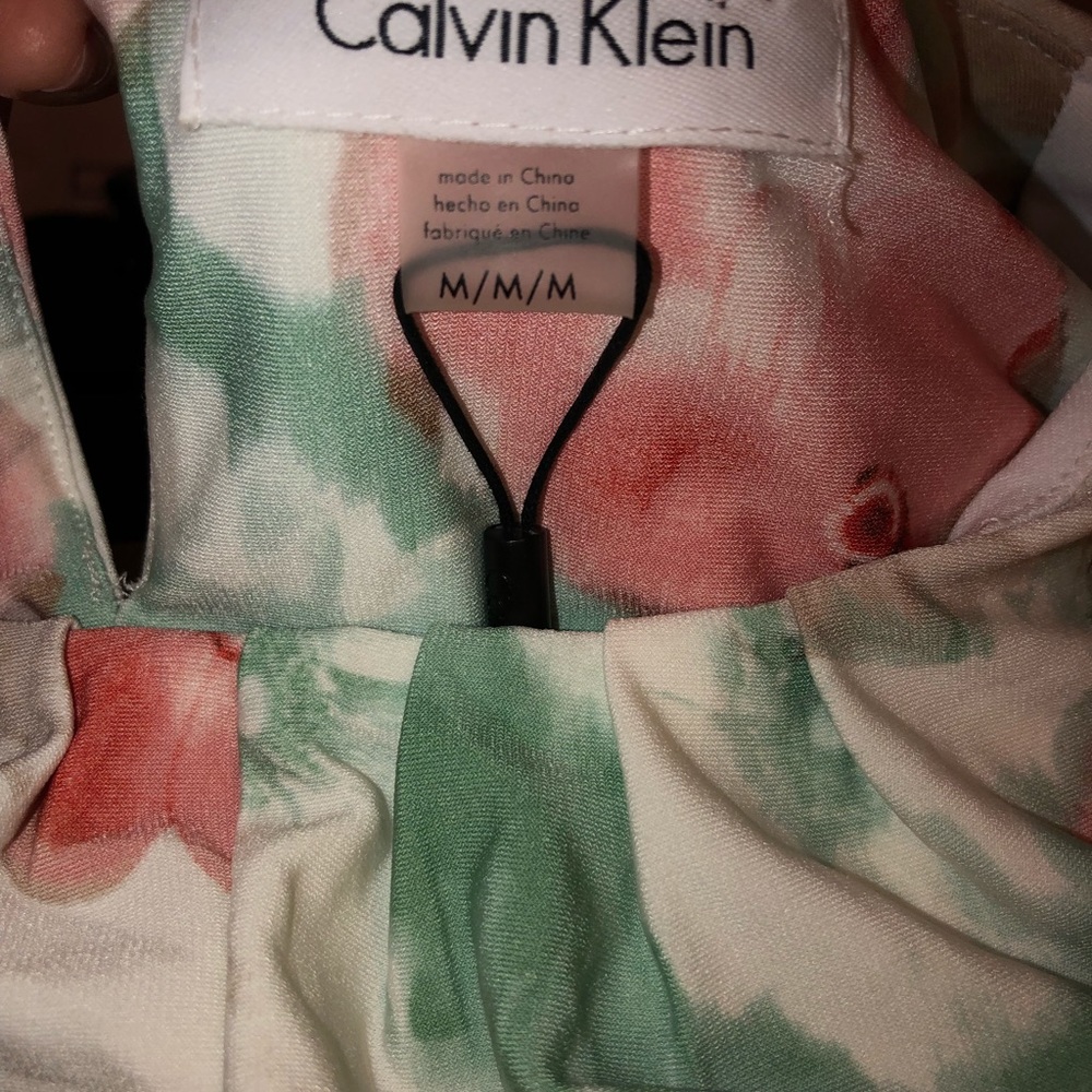 Calvin Klein flower blouse